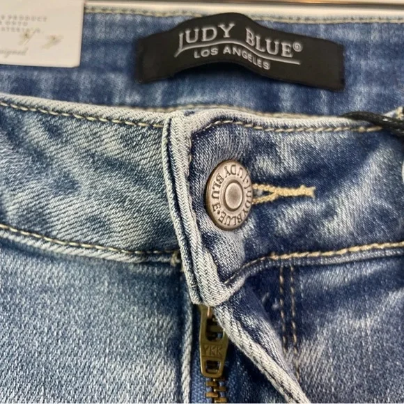 Judy Blue Hilaria Hi Rise Distressed Skinny Fit Jeans JB82330, Size 9 / 29 New - Picture 11 of 15